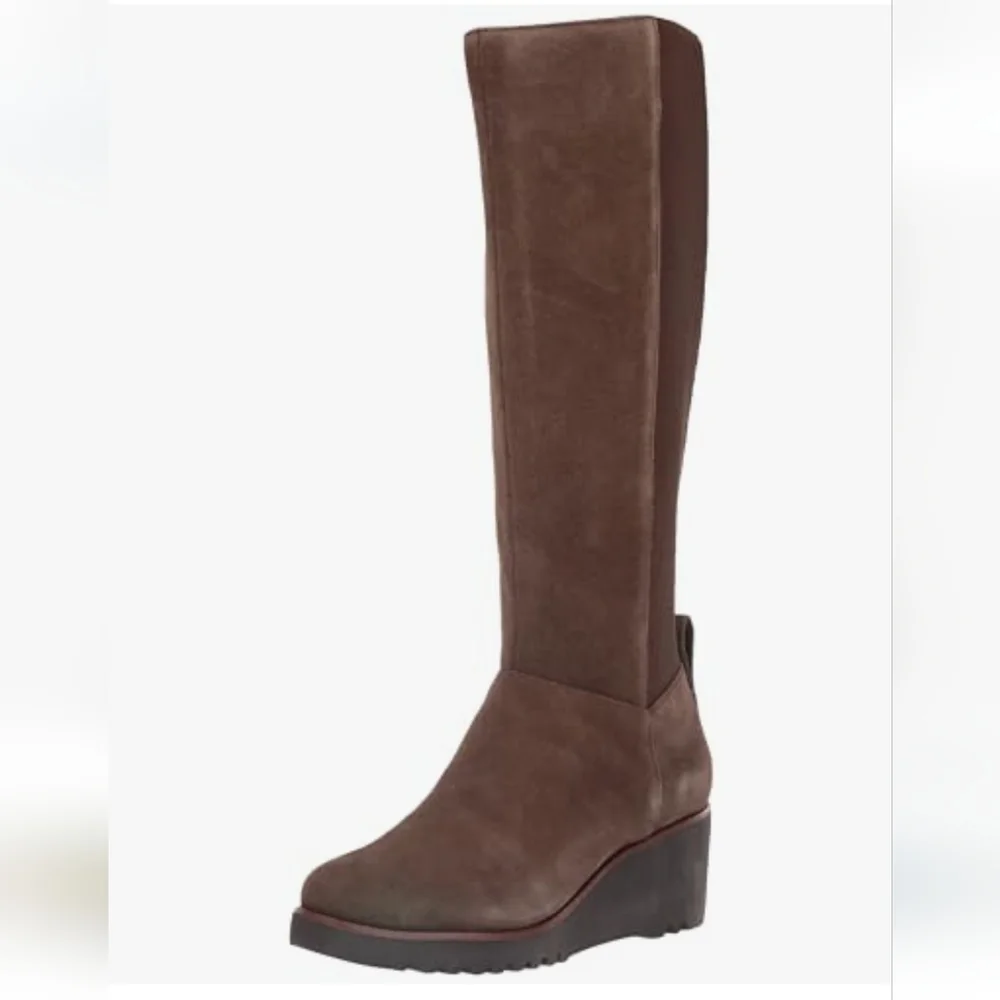 Sanctuary NWT Effect Java Knee-High Wedge Boots Size 6.5M